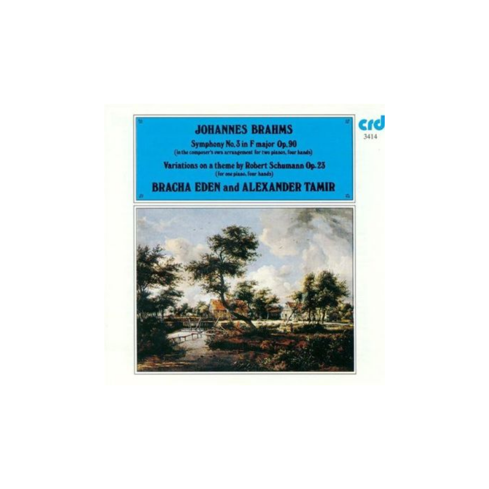 BRAHMS - Eden - Symphonie n°3 op.90 : version pour deux pianos